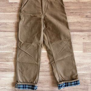 Flannel-Lined Men's Carhartt Pants